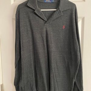 Men’s long sleeve polo